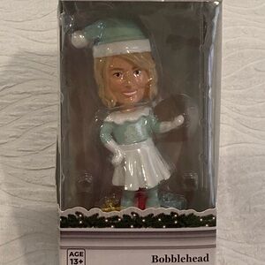 Martha Stewart Holiday Bobblehead ~ Martha On The Mantel Christmas Decor ~ NEW